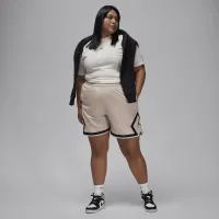 Nike Jordan Sport жіноча Diamond шорти (великі розміри) колір коричневий