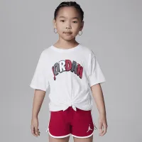 Nike Jordan Jumpman Twinkle Little дитячі French Terry шорти комплект колір червоний