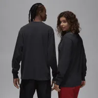 Nike Jordan Wordmark чоловічі Long-Sleeve футболка колір чорний