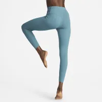 Nike Zenvy жіноча Gentle-Support З високою талією 7/8 лосіни блакитний