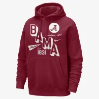 Alabama Club мужские Nike College Толстовка с капюшоном цвет красный