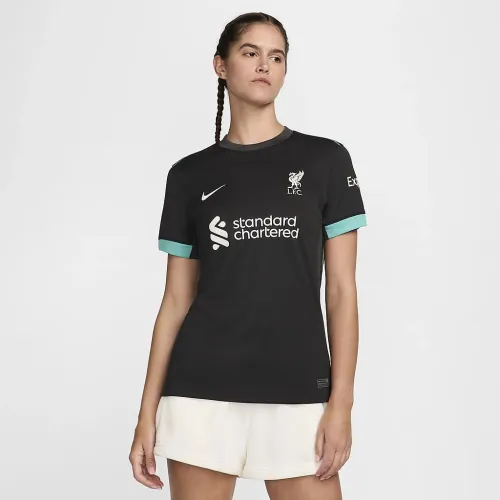 Liverpool FC 2024/25 Stadium Away жіноча Nike Dri-FIT Soccer Replica Jersey колір чорний