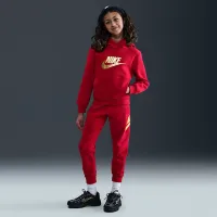 Nike Sportswear Club Fleece Big детские Толстовка с капюшоном цвет красный