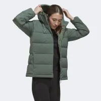 Куртка adidas Helionic Hooded Down HG8746 - зелена