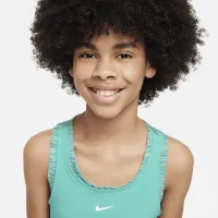 Nike Dri-FIT One Big дитячі (Girls') тренувальні Tank Top колір зелений