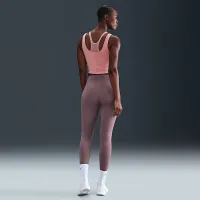 Nike One Fitted жіноча Dri-FIT Cropped Tank Top Pink