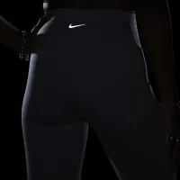 Nike One женская С высокой Талией 7/8 лосины с карманамицвет серый