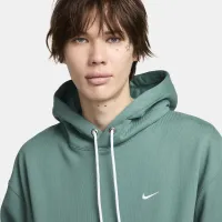 Nike Solo Swoosh чоловічі Fleece Pullover Толстовка з капюшоном колір зелений