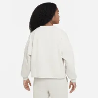 Nike Sportswear Big дитячі (Girls') Dri-FIT Crew-Neck світшот колір сірий