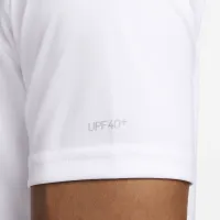 Nike Essential мужские Short-Sleeve Hydroguard Swim Shirt цвет белый