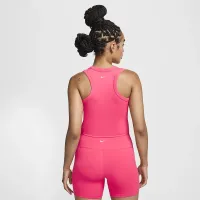 Nike One Fitted жіноча Dri-FIT Cropped Tank Top Pink