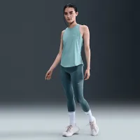 Nike Swift жіноча Dri-FIT Running Tank Top колір зелений