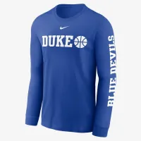 Duke блакитний Devils баскетбольні Icon чоловічі Nike College Long-Sleeve футболка блакитний