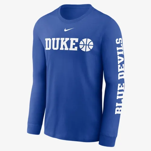 Duke блакитний Devils баскетбольні Icon чоловічі Nike College Long-Sleeve футболка блакитний