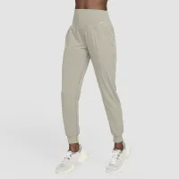 Nike Zenvy женская Dri-FIT С высокой Талией Joggers цвет зеленый