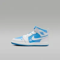 Nike Jordan 1 Mid SE Little дитячі Кросівки колір білий