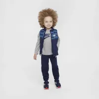 Nike Sportswear Toddler 3-Piece Vest комплект блакитний