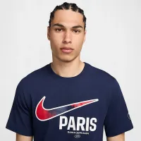 Paris Saint-Germain Swoosh чоловічі Nike Soccer футболка блакитний