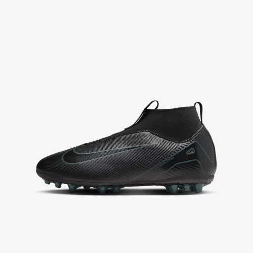 Nike Jr. Mercurial Superfly 10 Academy Little/Big детские AG High-Top футбольные бутсы цвет черный