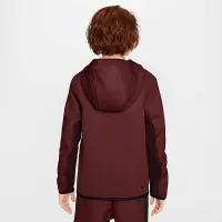 Nike Sportswear Tech Fleece Big детские Full-Zip Толстовка с капюшоном цвет красный