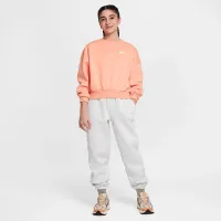 Nike Sportswear Club Fleece Girls' Boxy Crew-Neck свитшот Orange