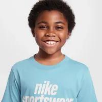 Nike Sportswear Big дитячі футболка блакитний