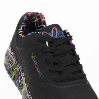 Кросівки Skechers Uno Lite Lovely Luv 314976LBKMT - Чорні