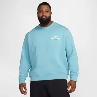 Nike Club мужские Fleece Crew синий