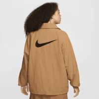 Nike Sportswear Essential жіноча оверсайз UV Woven Coaches' Куртка колір коричневий