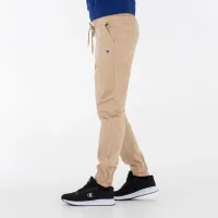 Штаны Champion C Logo хлопковыеTwill 218735-MS073 - Бежевый