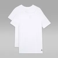 Nike Jordan Flight Base Big дитячі футболка 2 пари колір білий