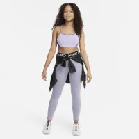 Nike Indy Girls' Sports Bra колір фіолетовий