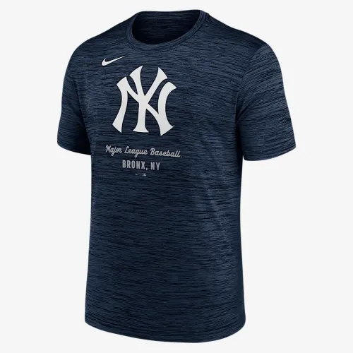 New York Yankees Velocity чоловічі Nike Dri-FIT MLB футболка блакитний