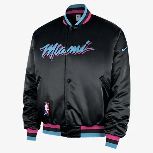 Miami Heat City Edition мужские Nike NBA Premium Куртка цвет черный