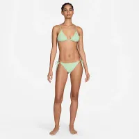 Nike Swim Retro Flow женская String Bikini Bottom цвет зеленый