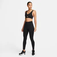 Nike Indy Plunge Cutout женская Medium-Support Padded Sports Bra цвет черный
