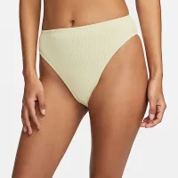 Nike женская С высокой Талией Bikini Swim Bottom цвет белый