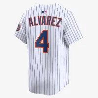 Francisco Alvarez New York Mets чоловічі Nike Dri-FIT ADV MLB Limited Jersey колір білий