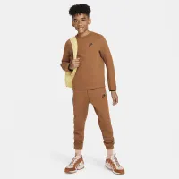 Nike Sportswear Tech Fleece Big дитячі (для хлопчиків) світшот колір коричневий