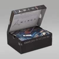 Nike Air Jordan 1 Mid Wings Big детские Кроссовки цвет серый