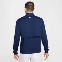 Nike Tour мужские 1/2-Zip для гольфа Top синий