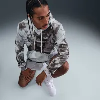 Nike Standard Issue чоловічі Therma-FIT Pullover баскетбольні Толстовка з капюшоном колір сірий