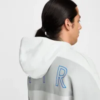 Nike Air мужские Full-Zip Fleece Толстовка с капюшоном цвет серый