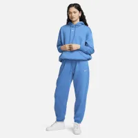 Nike Sportswear Phoenix Fleece женская оверсайз Pullover Толстовка с капюшоном синий