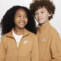 Nike Sportswear Club Big детские Full-Zip Knit Куртка цвет коричневый