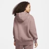 Nike Sportswear Phoenix Fleece жіноча оверсайз Full-Zip Толстовка з капюшоном колір фіолетовий