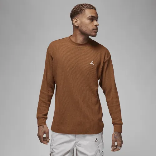 Nike Jordan Essentials чоловічі Waffle Knit Top колір коричневий