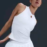 NikeCourt Slam жіноча Dri-FIT Tennis Tank Top колір білий
