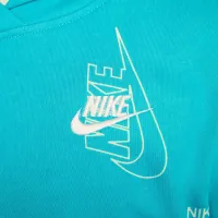 Nike Sportswear Club Big детские French Terry Толстовка с капюшоном цвет зеленый