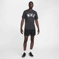 Nike Primary Swoosh мужские Dri-FIT Short-Sleeve Versatile Top цвет черный